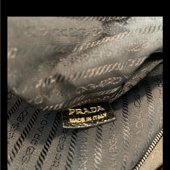 💖PRADA Talco Craquele Leather Gold & Silver Studded Tote Bag. - Picture 8 of 12